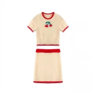 Cherry Short Sleeve Suit